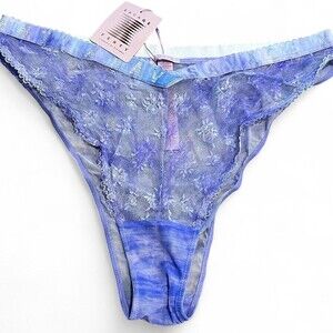 NEW Purple Lace High Cut Panties by Savage x Fenty XXL
